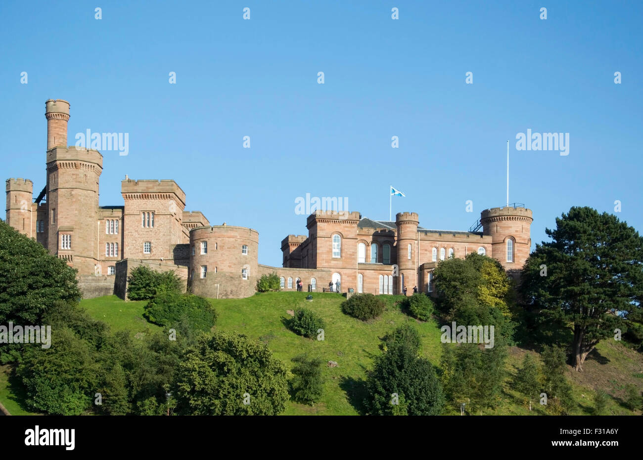 Inverness Castle Sheriff Court Burgberg Inverness Schottland Stockfoto