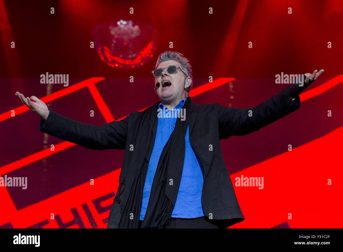 Zurückspulen Festival-das 80er-Festival in Scone Palace Featuring: Tom Bailey wo: Perth, Schottland, Vereinigtes Königreich bei: 26. Juli 2015 Stockfoto