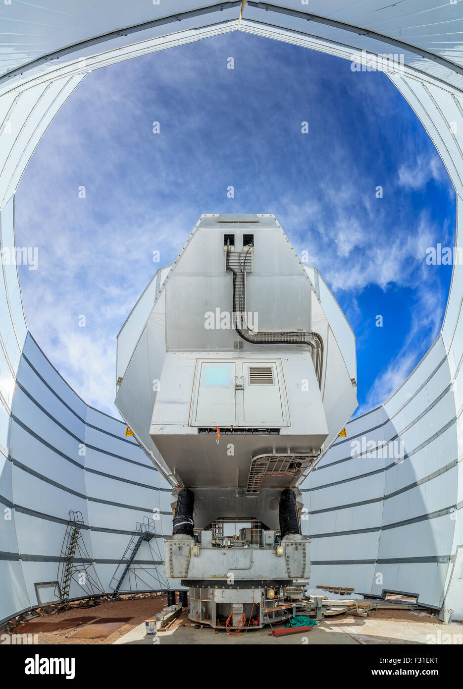 ACT Radioteleskop am Cerro Toco Stockfoto