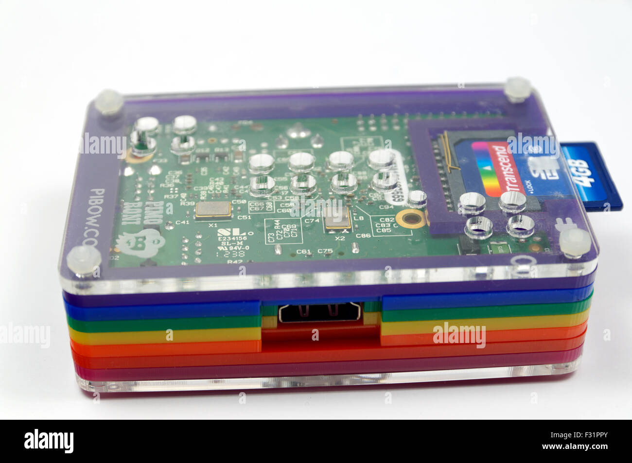 Raspberry Pi Computer. Stockfoto