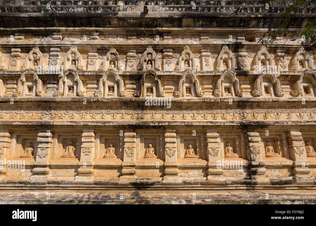 Maha Bodhi Pagode, Old Bagan. Stockfoto