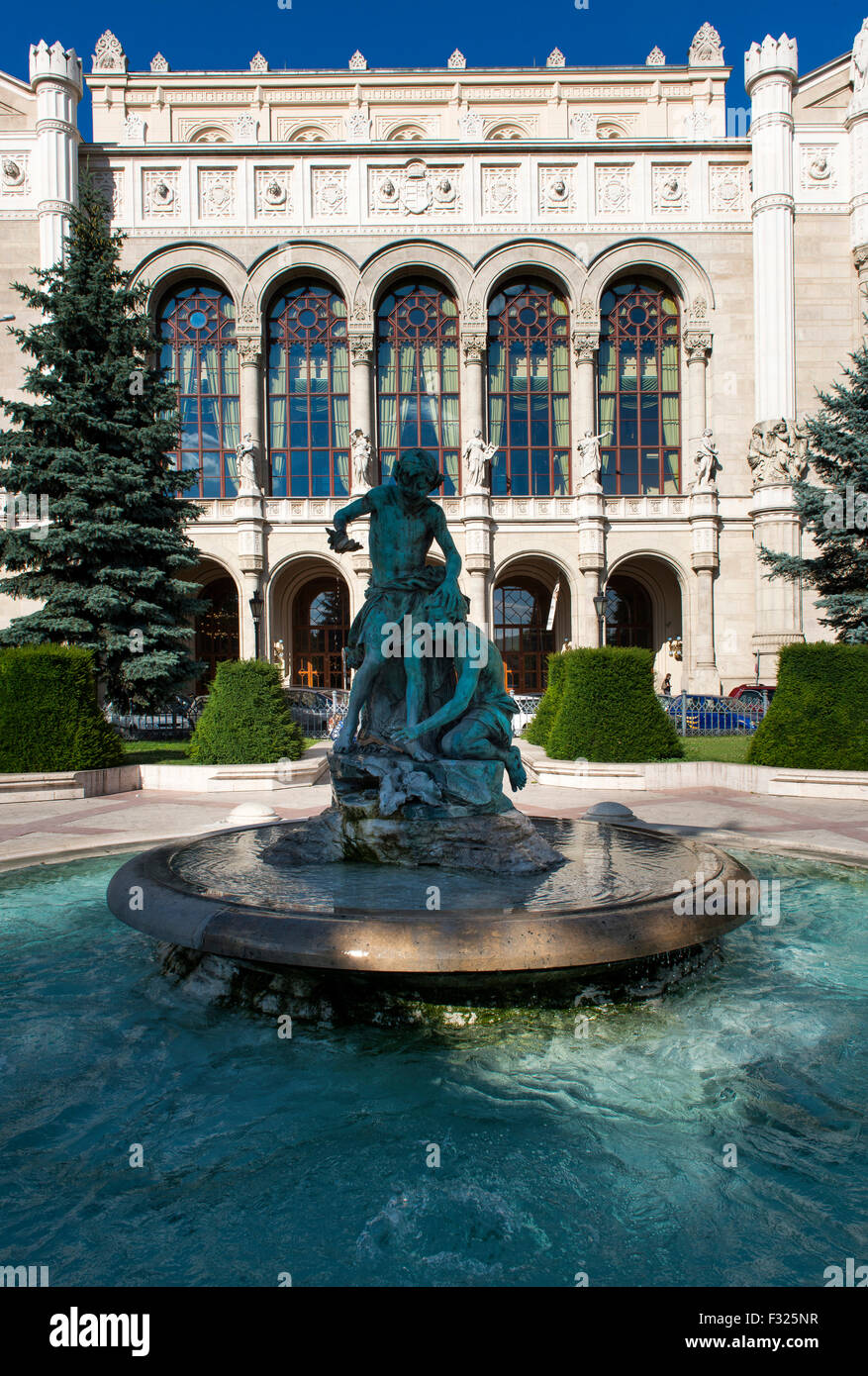 Vigado Concert Hall, Budapest, Ungarn Stockfoto