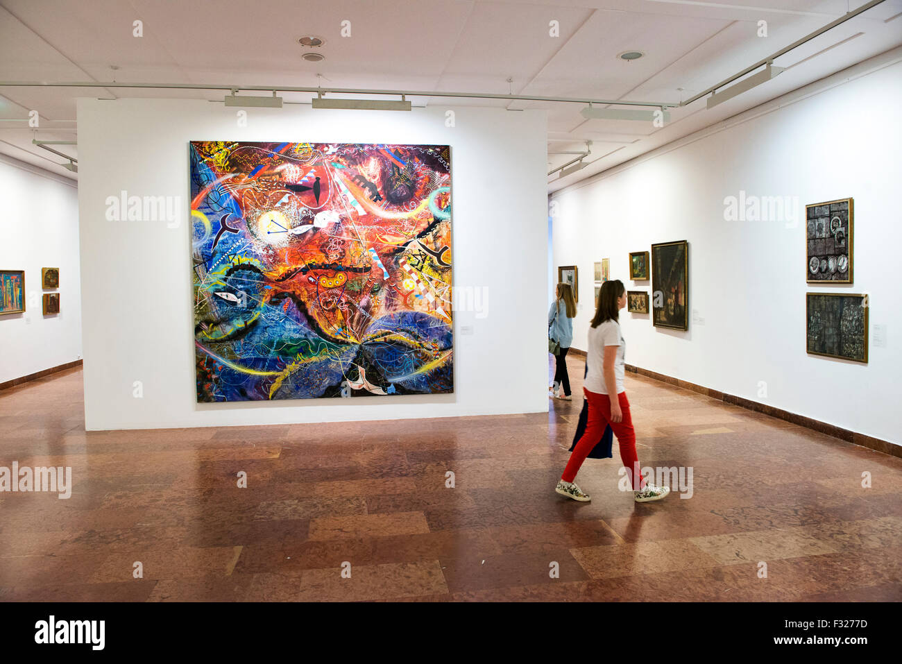 Der Königspalast, Ungarische Nationalgalerie, Budapest, Ungarn Stockfoto