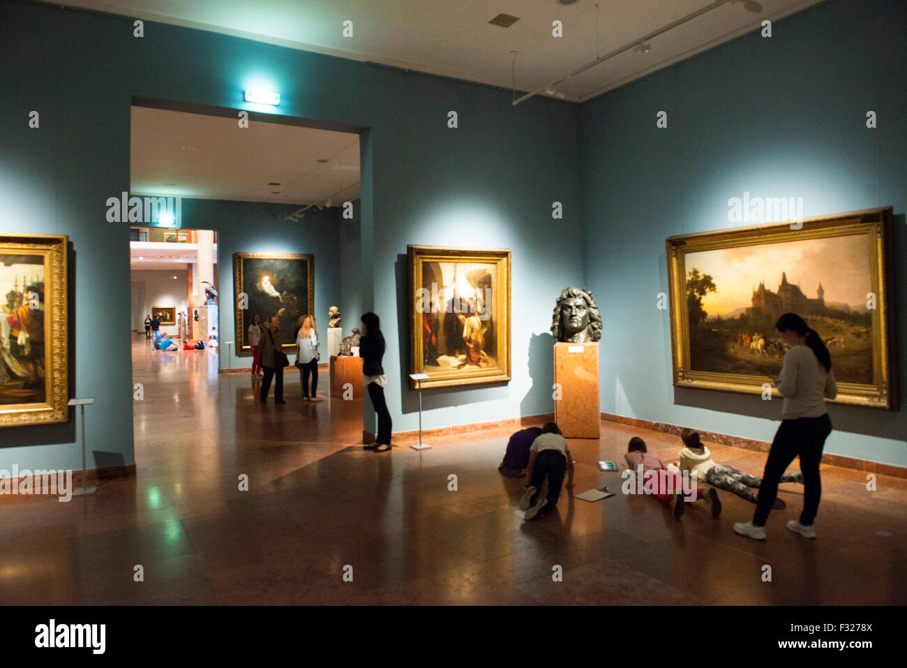 Der Königspalast, Ungarische Nationalgalerie, Budapest, Ungarn Stockfoto