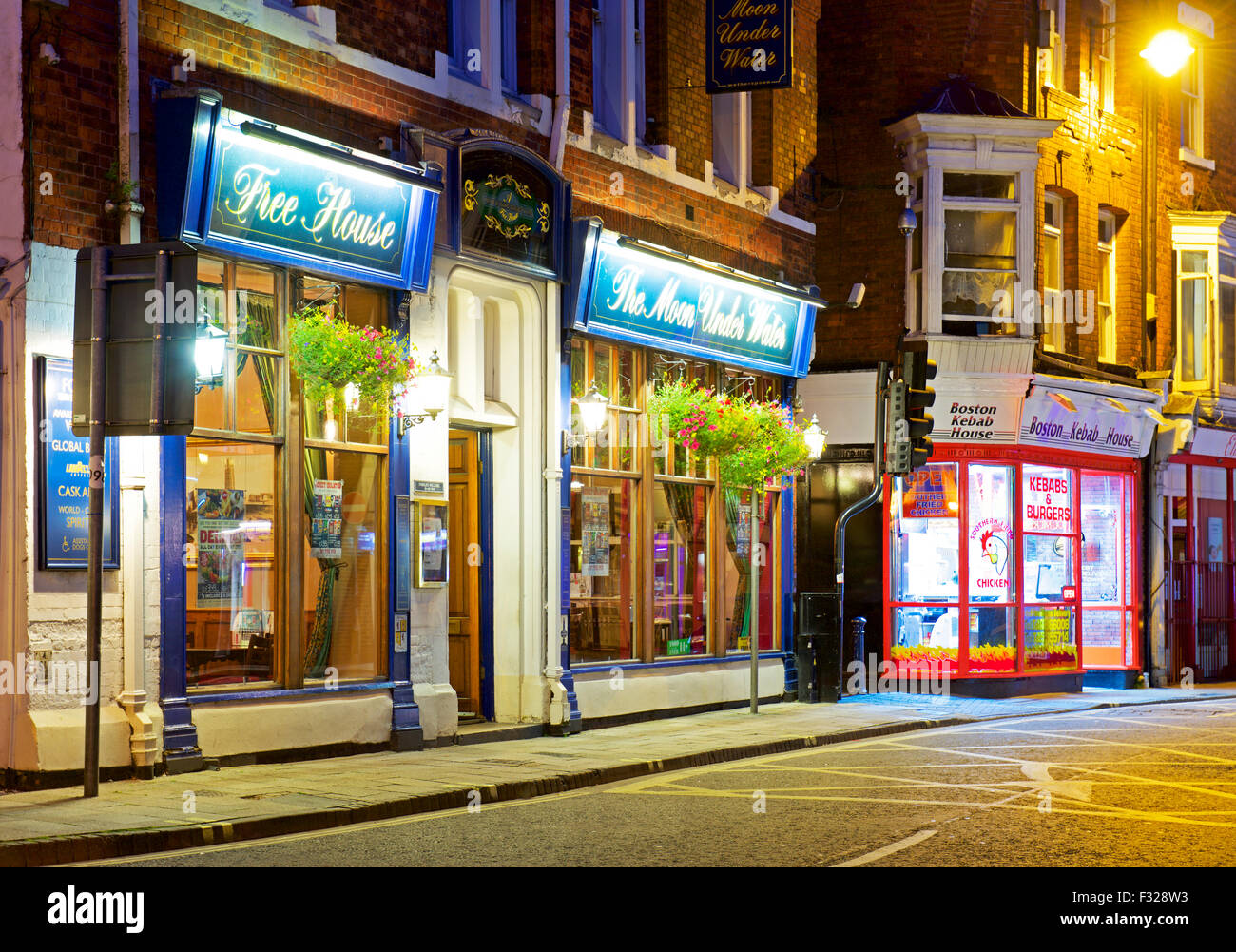 Der Mond unter Wasser, ein Wtherspoons Pub in Boston, Lincolnshire, England UK Stockfoto