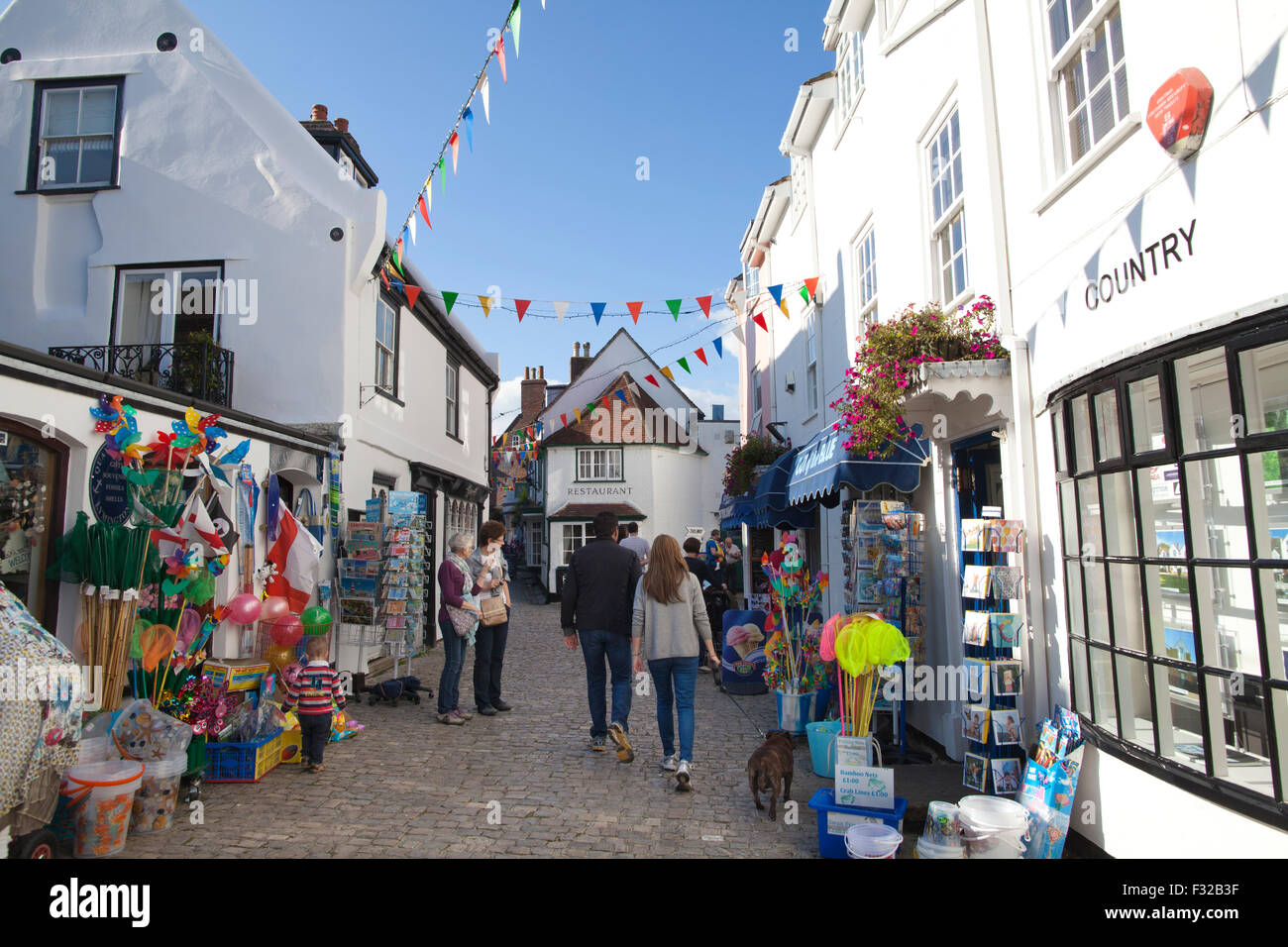 Quay Street, Lymington, market Town, New Forest, Hampshire, England, Großbritannien Stockfoto