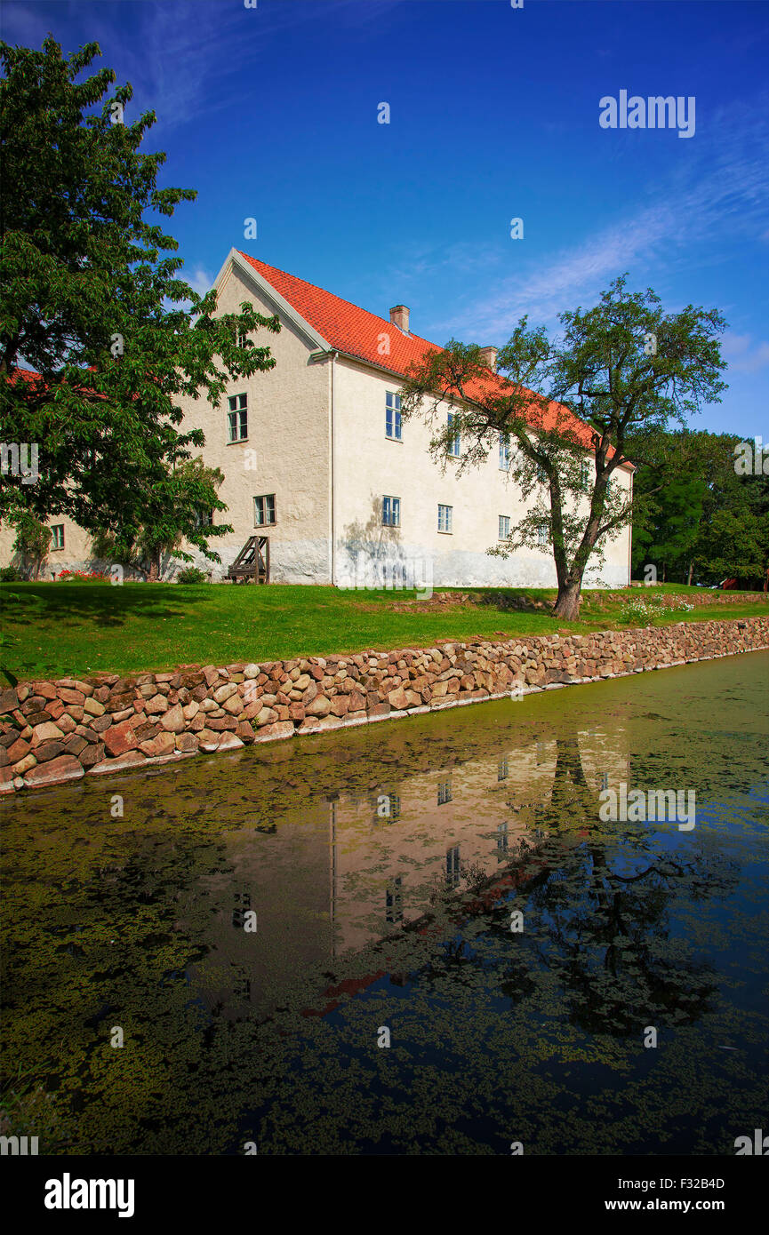 Bild des königlichen Hauses von Tommarp Manor. Skane, Schweden. Stockfoto
