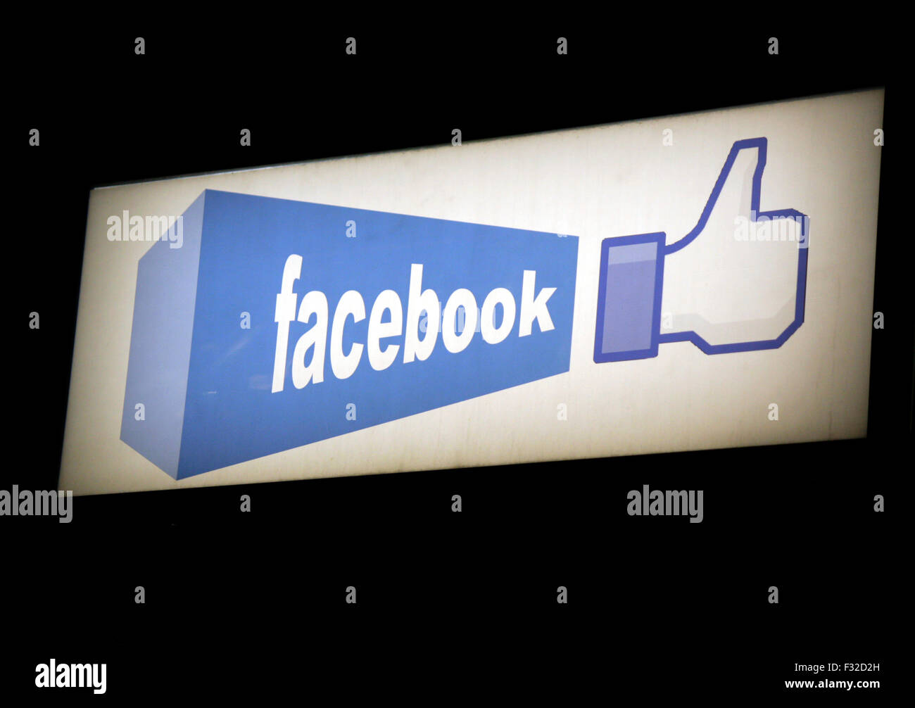 Markenname: "Facebook", Berlin. Stockfoto