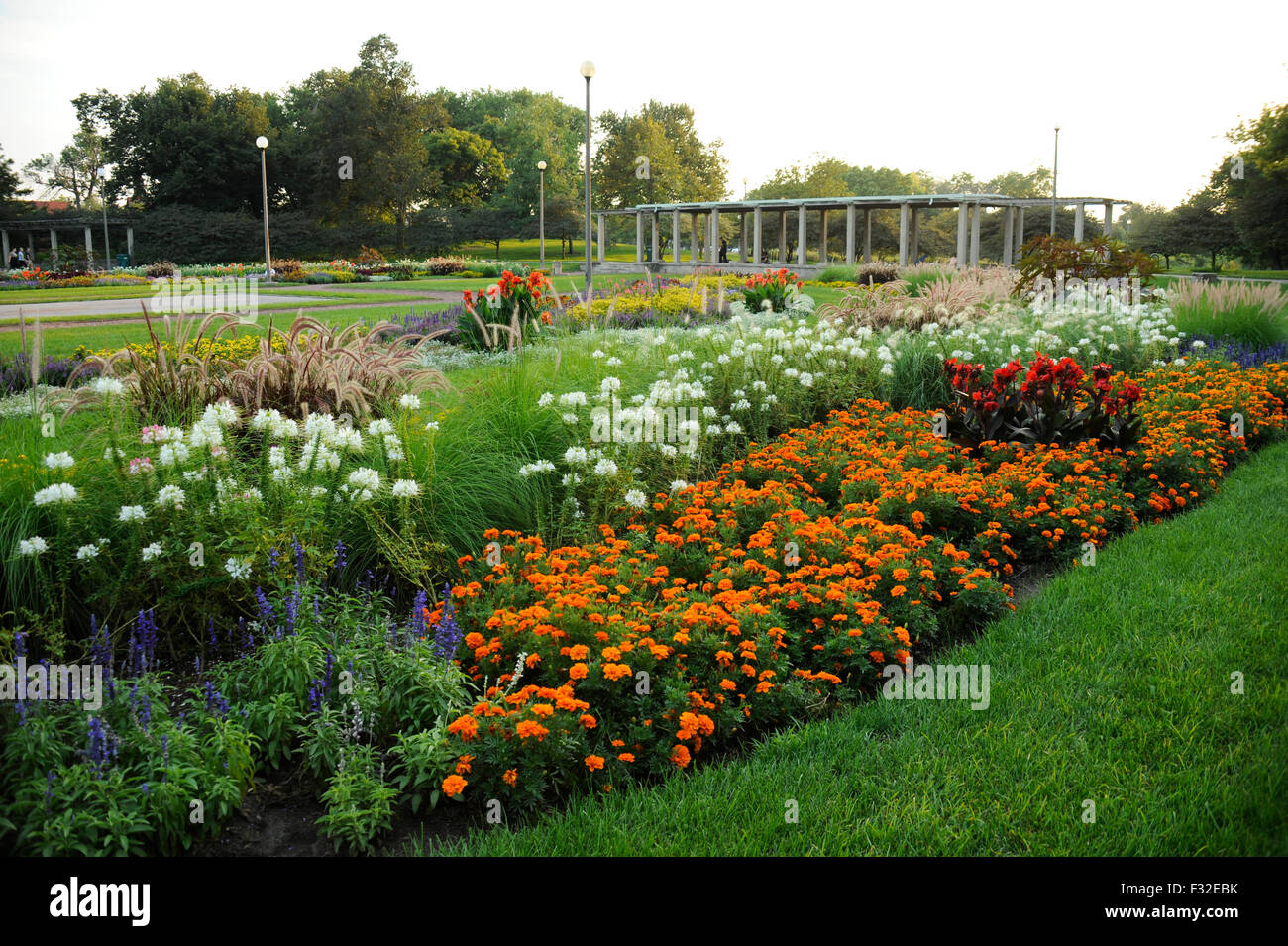 Die formale Gärten in Humboldt Park, Chicago, Illinois Stockfoto