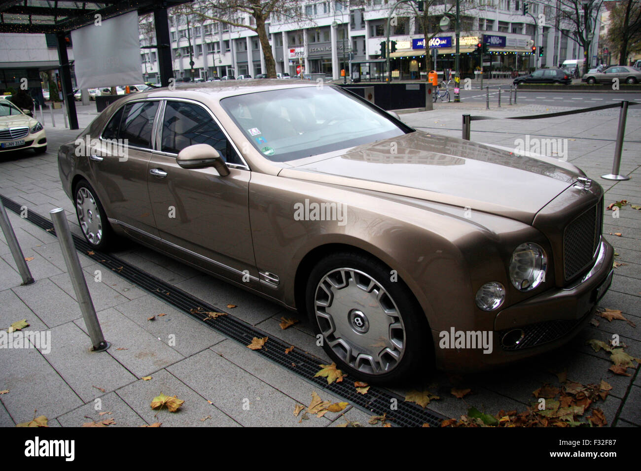 Bentley Mulsanne, Dezember 2013, Berlin. Stockfoto