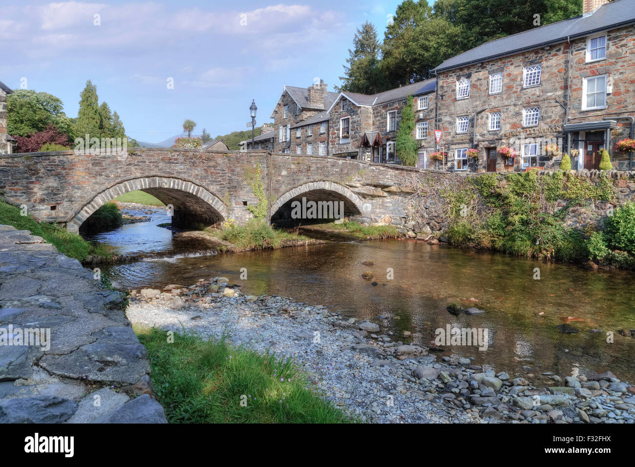 Beddgelert, Snowdonia, Gwynedd, Wales, Vereinigtes Königreich Stockfoto