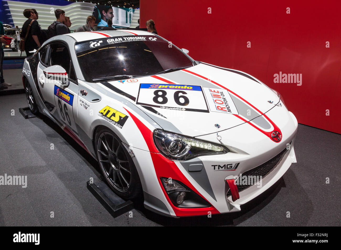 Toyota GT86 Fahrsimulator auf der IAA Internationale Automobilausstellung 2015 Stockfoto