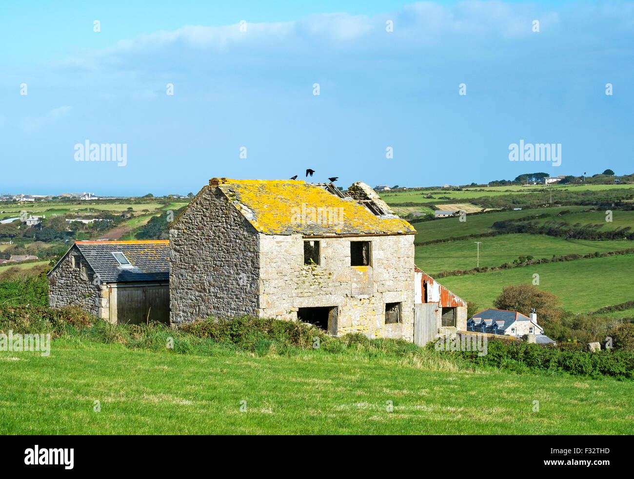 einem verlassenen Bauernhaus in der Nähe von st.just in West Cornwall, England, uk Stockfoto