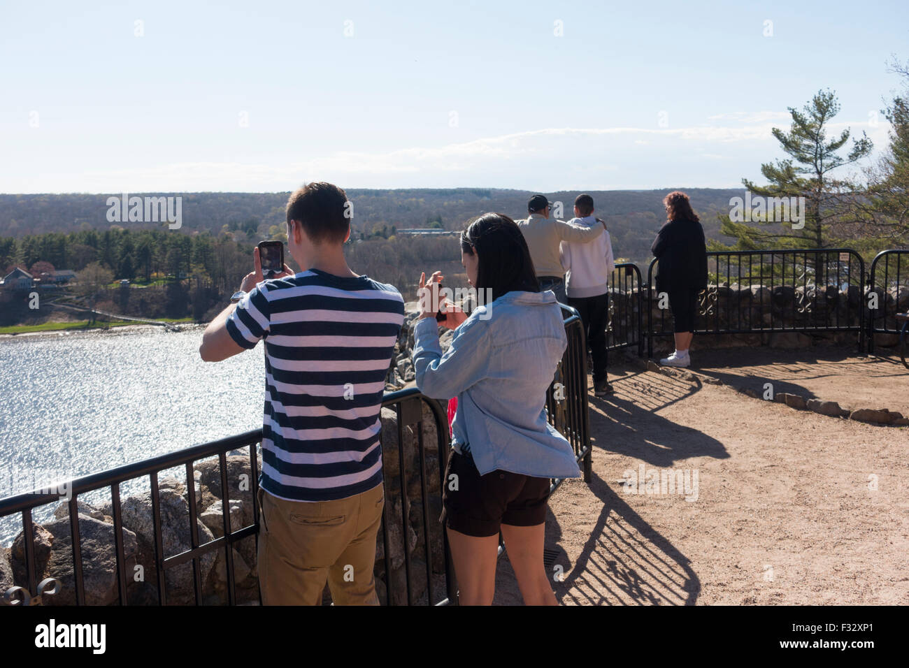 Gillette Burg Staatspark in East Haddam CT Stockfoto