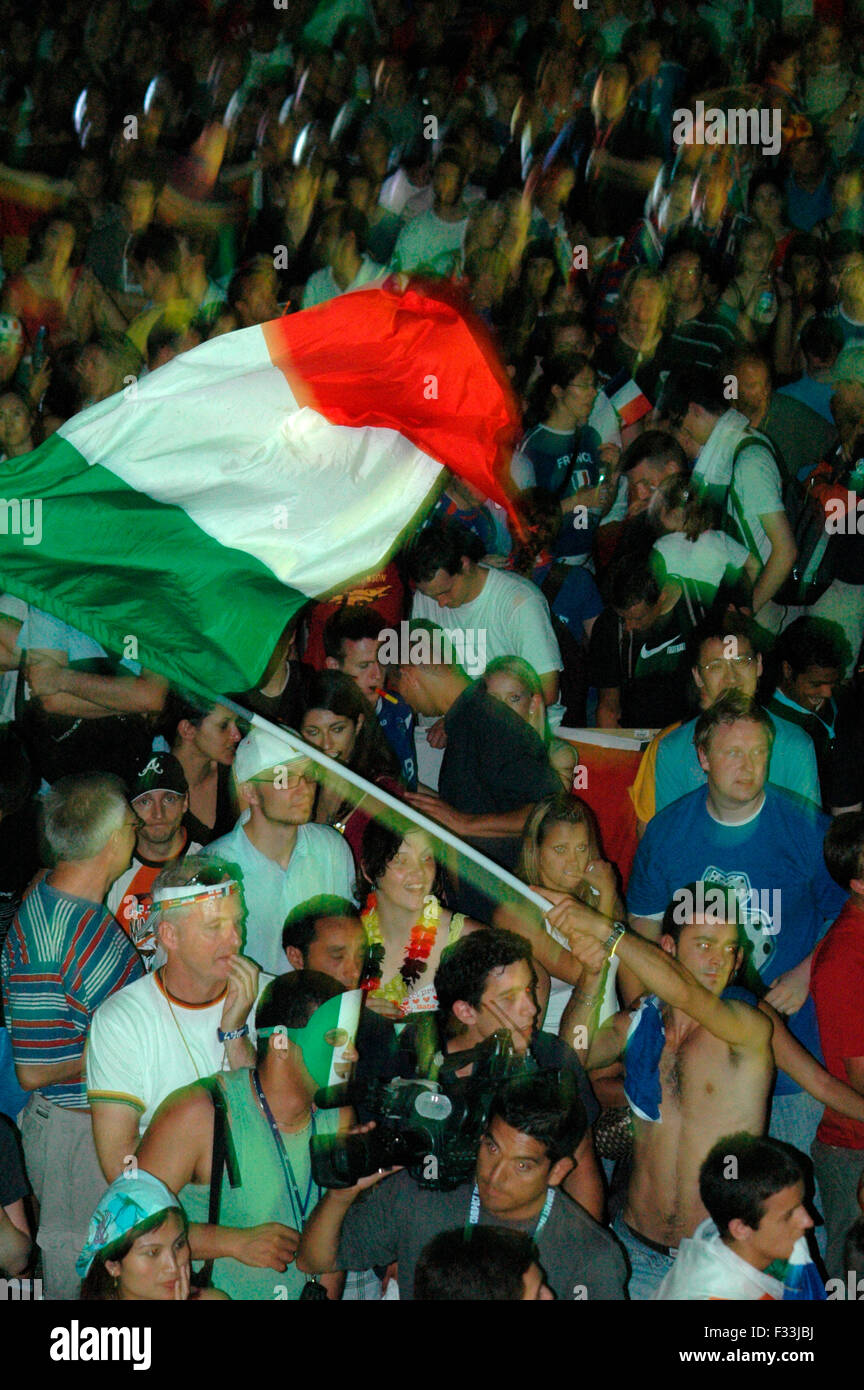 Jubel Nach Dem Finale der Fussballweltmeisterschaft 2006, Das