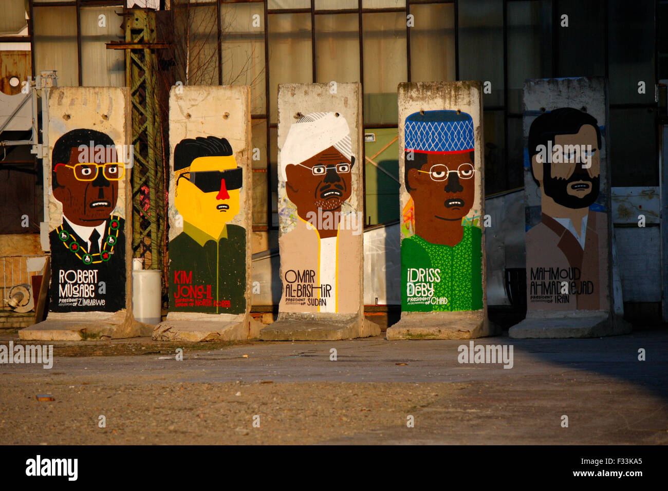 Robert Mugabe (Simbabwe), Kim Jong-il (Nordkorea), Umar al-Baschir (Sudan), Idriss Deby (Tschad / Tschad), Mahmud Ahmadinedschad (I Stockfoto