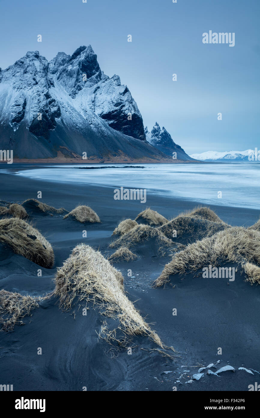 Sanddünen auf der Stokksness Halbinsel, Ost-Island Stockfoto