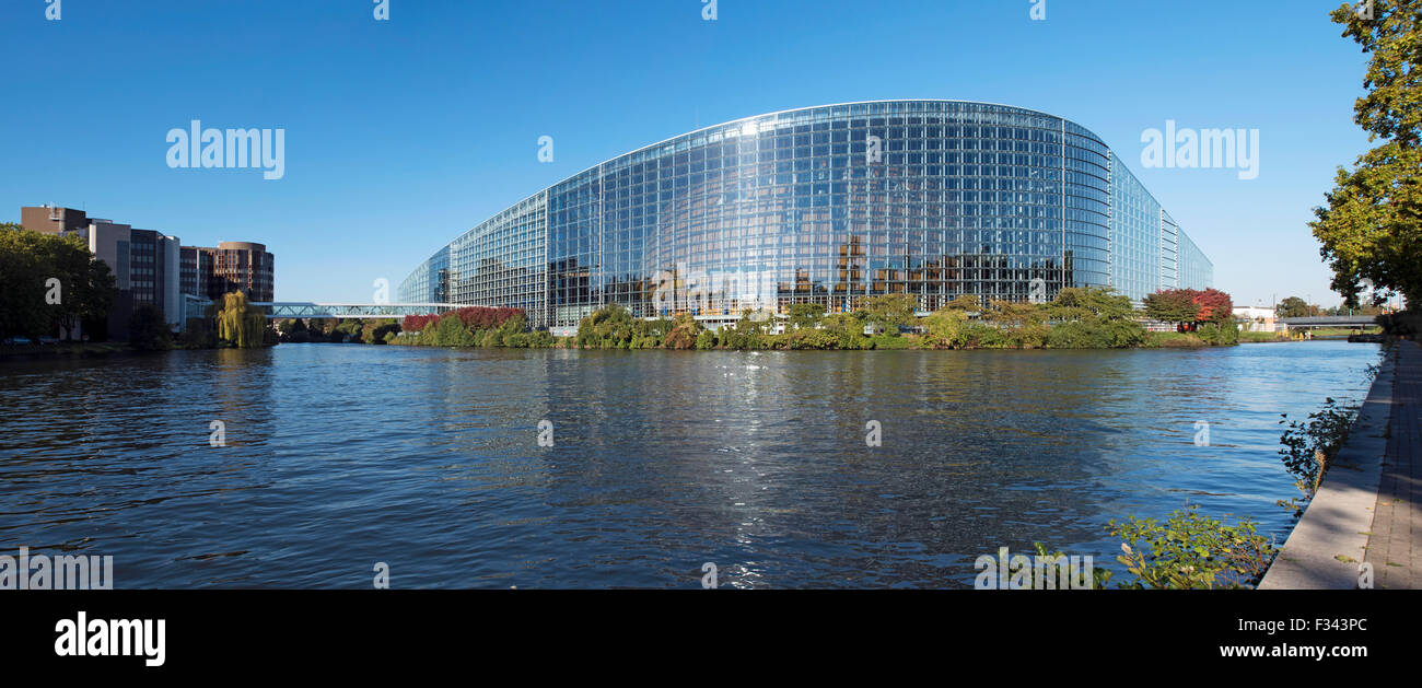 Europäische Parlament / EP in Straßburg, Frankreich Stockfoto