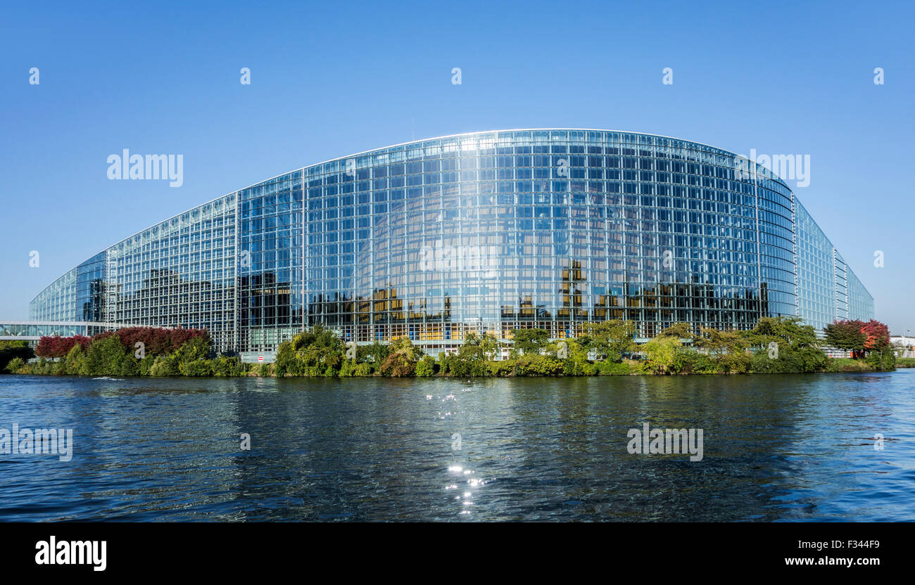 Europäische Parlament / EP in Straßburg, Frankreich Stockfoto