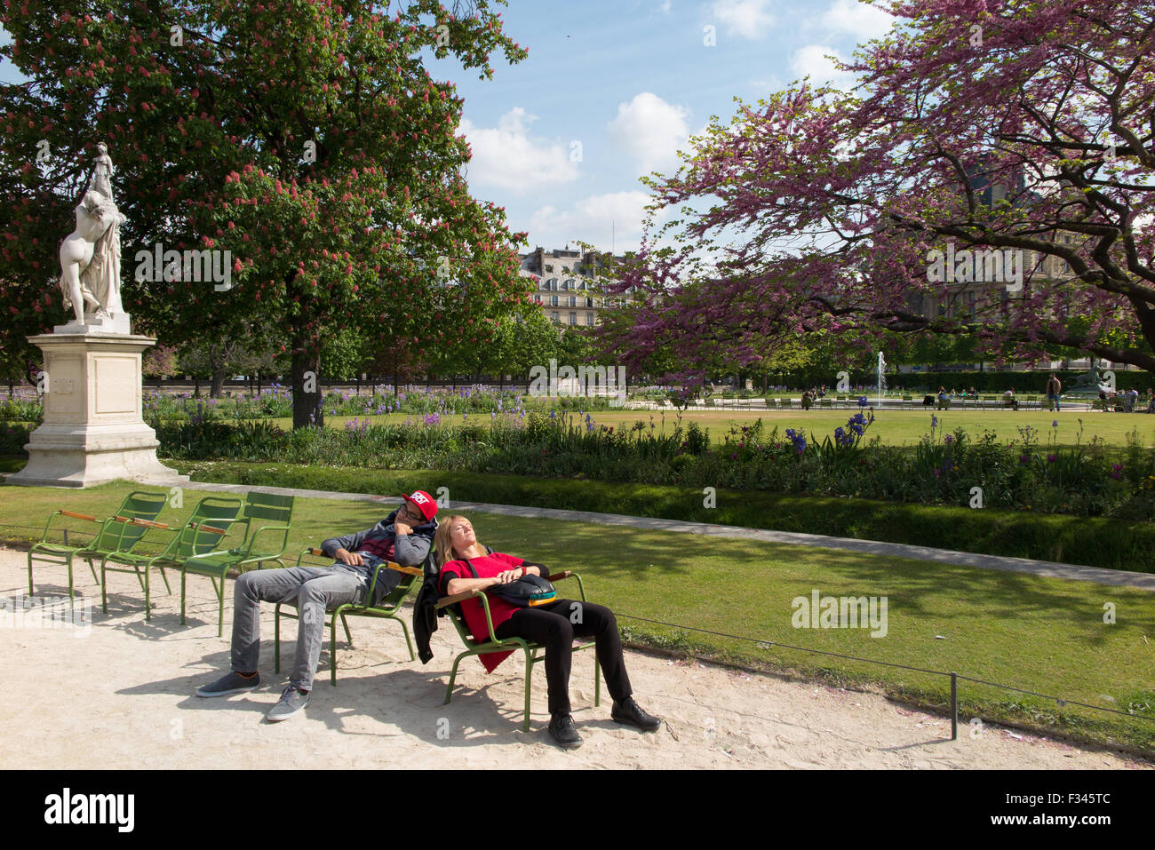 Jardin des Tuileries, Paris, Frankreich Stockfoto