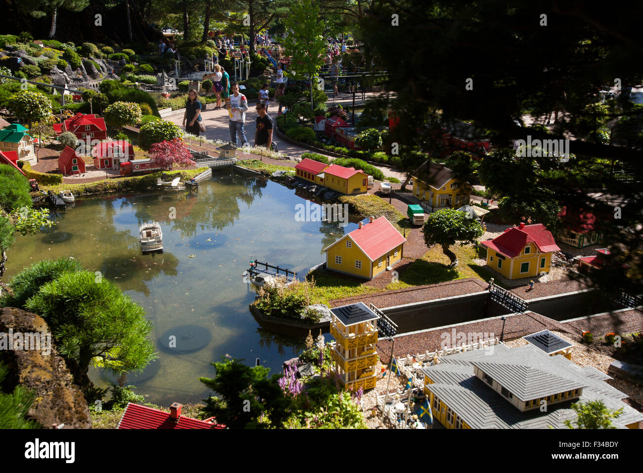 Legoland Billund. Dänemark Stockfoto