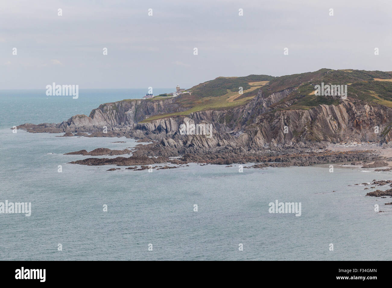 Bull Punkt Küste, Nord-Devon, Südwestengland, England, UK Stockfoto