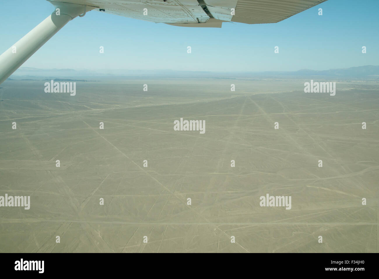 Nasca-Linien aus der Luft - Peru Stockfoto