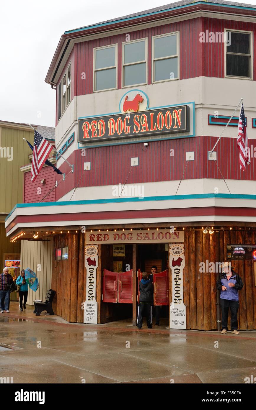 Der rote Hund-Saloon in Juneau, Alaska, USA Stockfoto