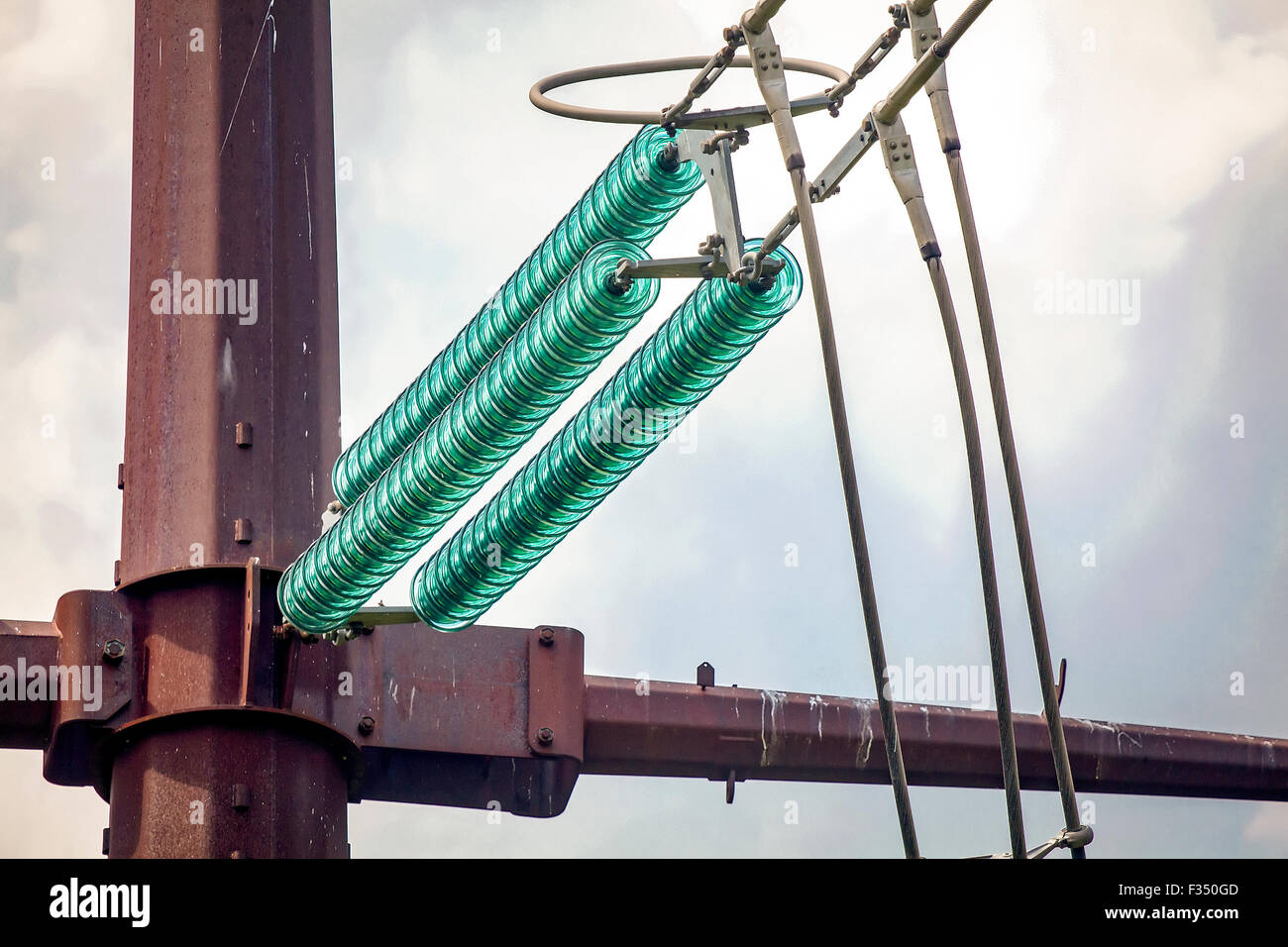 Modulare Fahrwerk insulatorsel Stockfoto