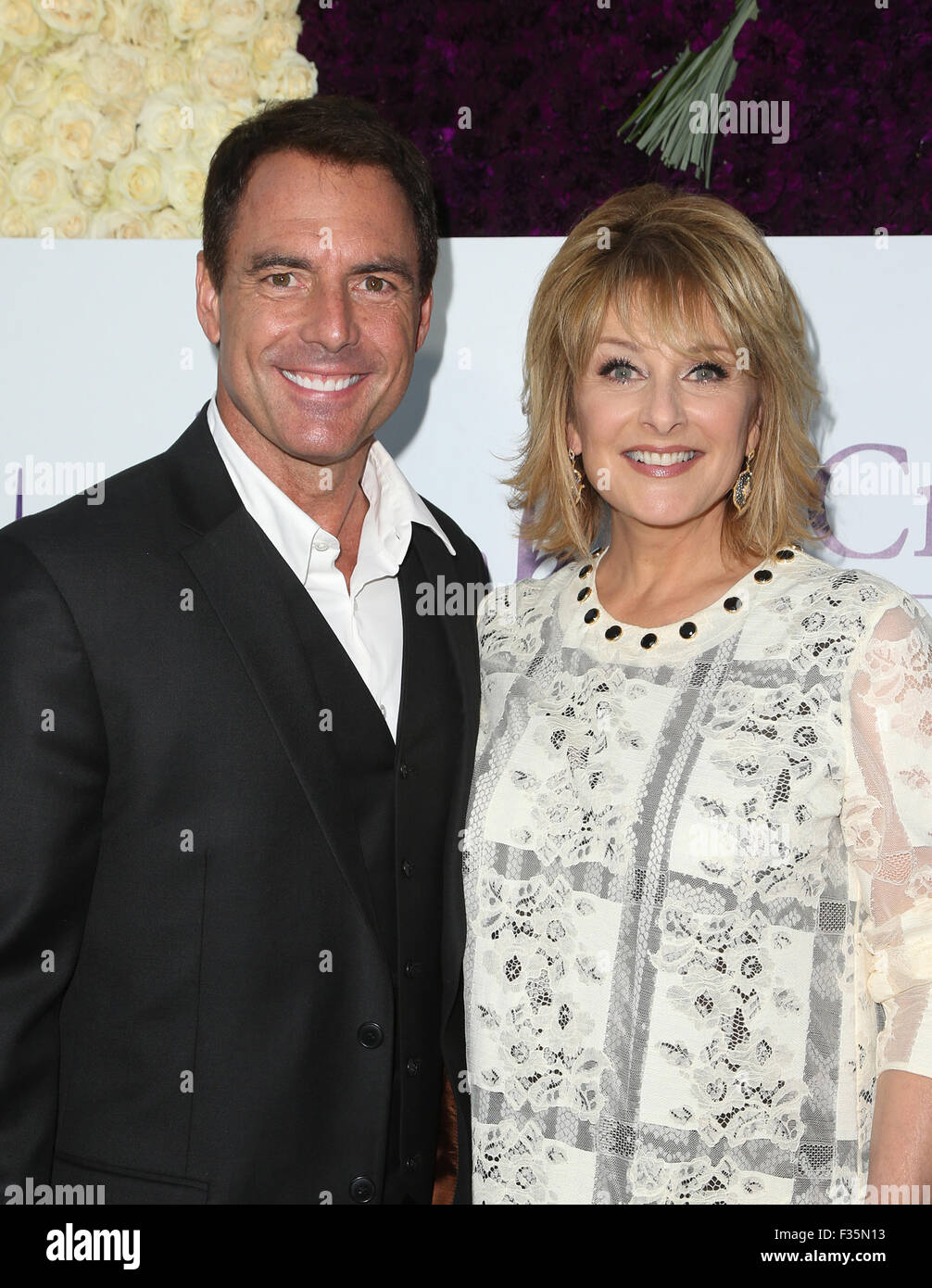 Hallmark Channel und Hallmark Filme & Geheimnisse Summer Press Tour mit: Mark Steines, Cristina Ferrare Where: Beverly Hills, Kalifornien, Vereinigte Staaten, wann: 29. Juli 2015 Stockfoto