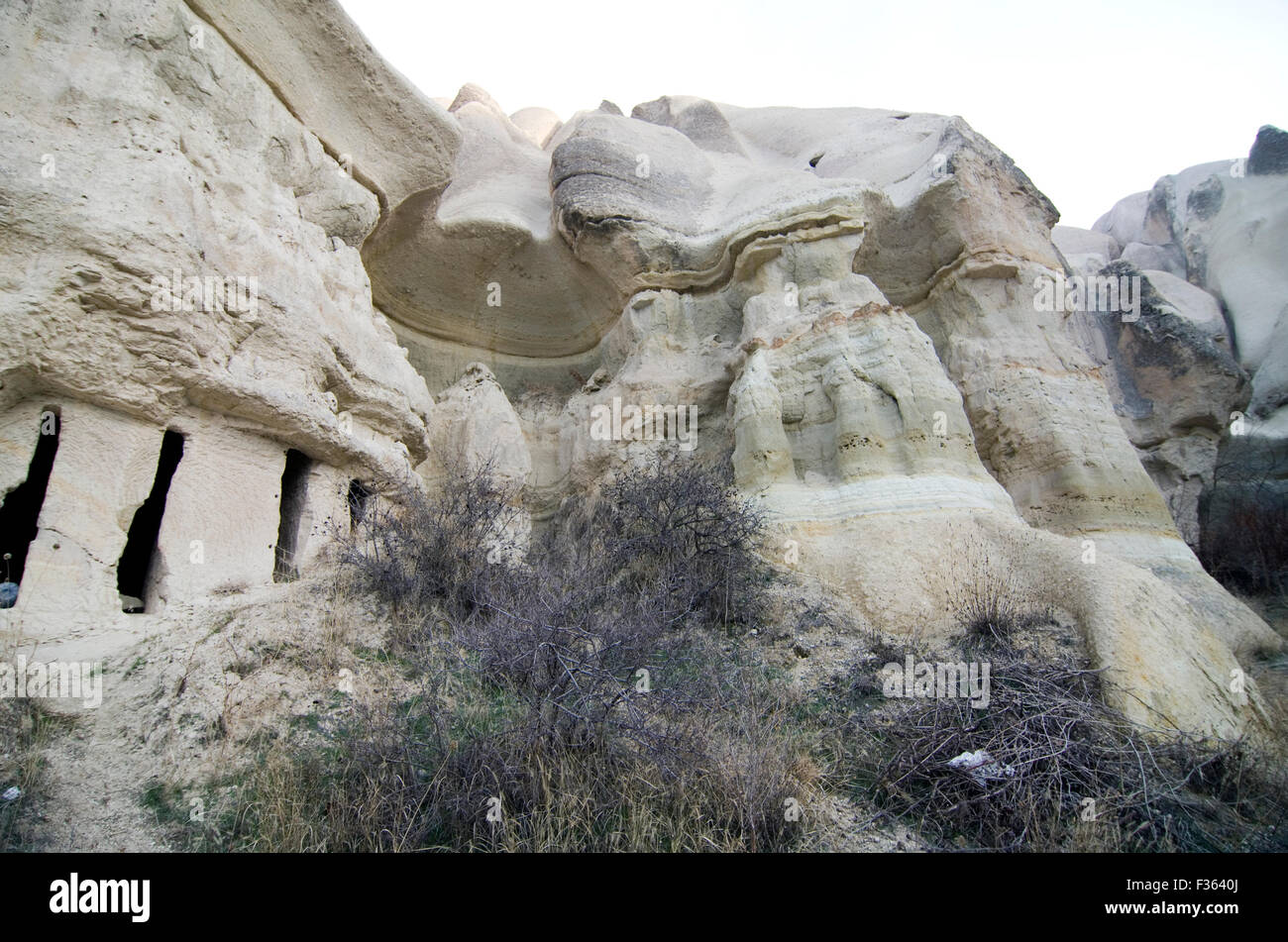 Wunderbar surreale Landschaft in Kappadokien, Zentral-Anatolien, Türkei Stockfoto