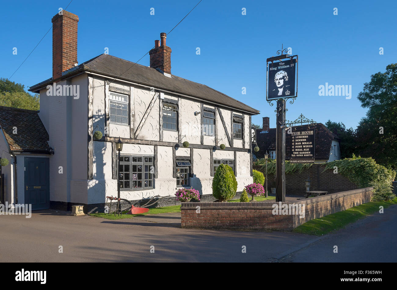 König William IV Gastwirtschaft in Heydon Dorf Cambridgeshire UK Stockfoto