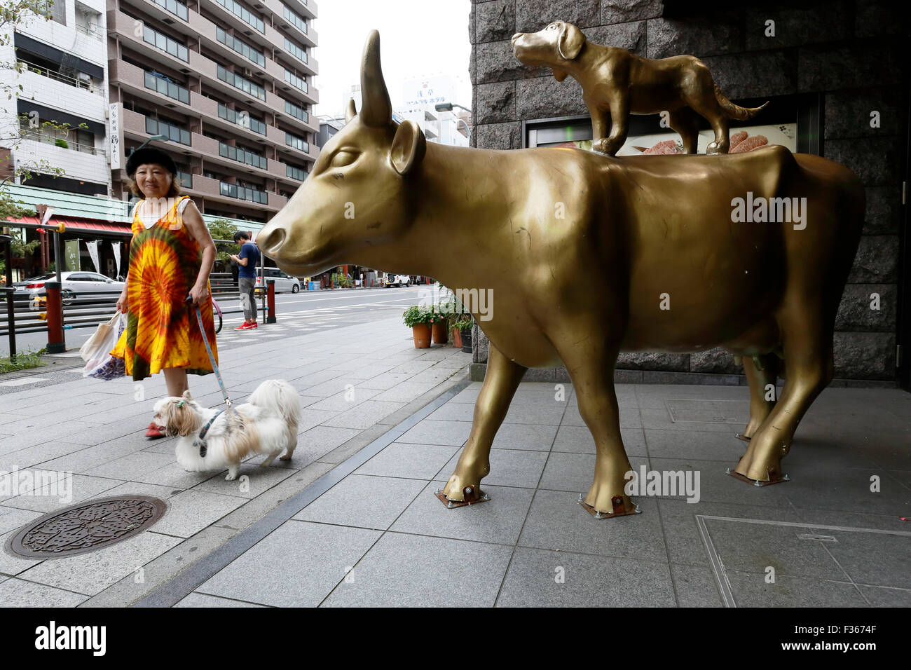 Tokio-Skulptur Stockfoto