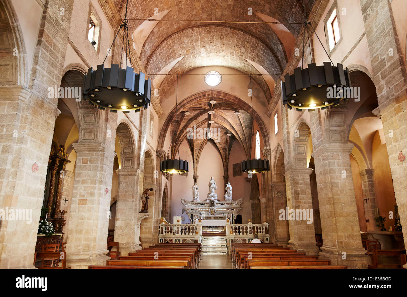 Kirche des Hl. Franziskus, Alghero, Sardinien Stockfoto