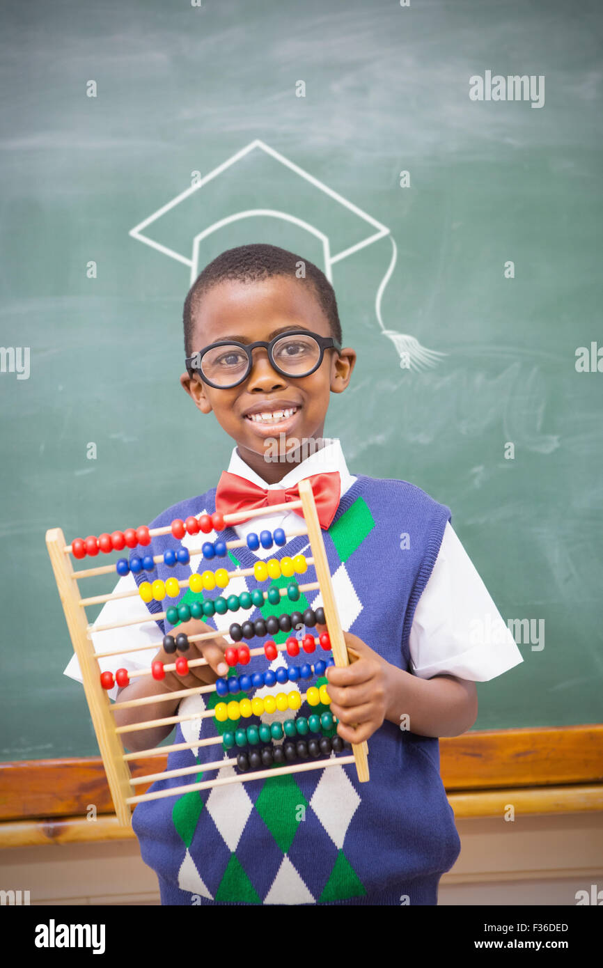 Zusammengesetztes Bild der Graduierung Hut Vektor Stockfoto