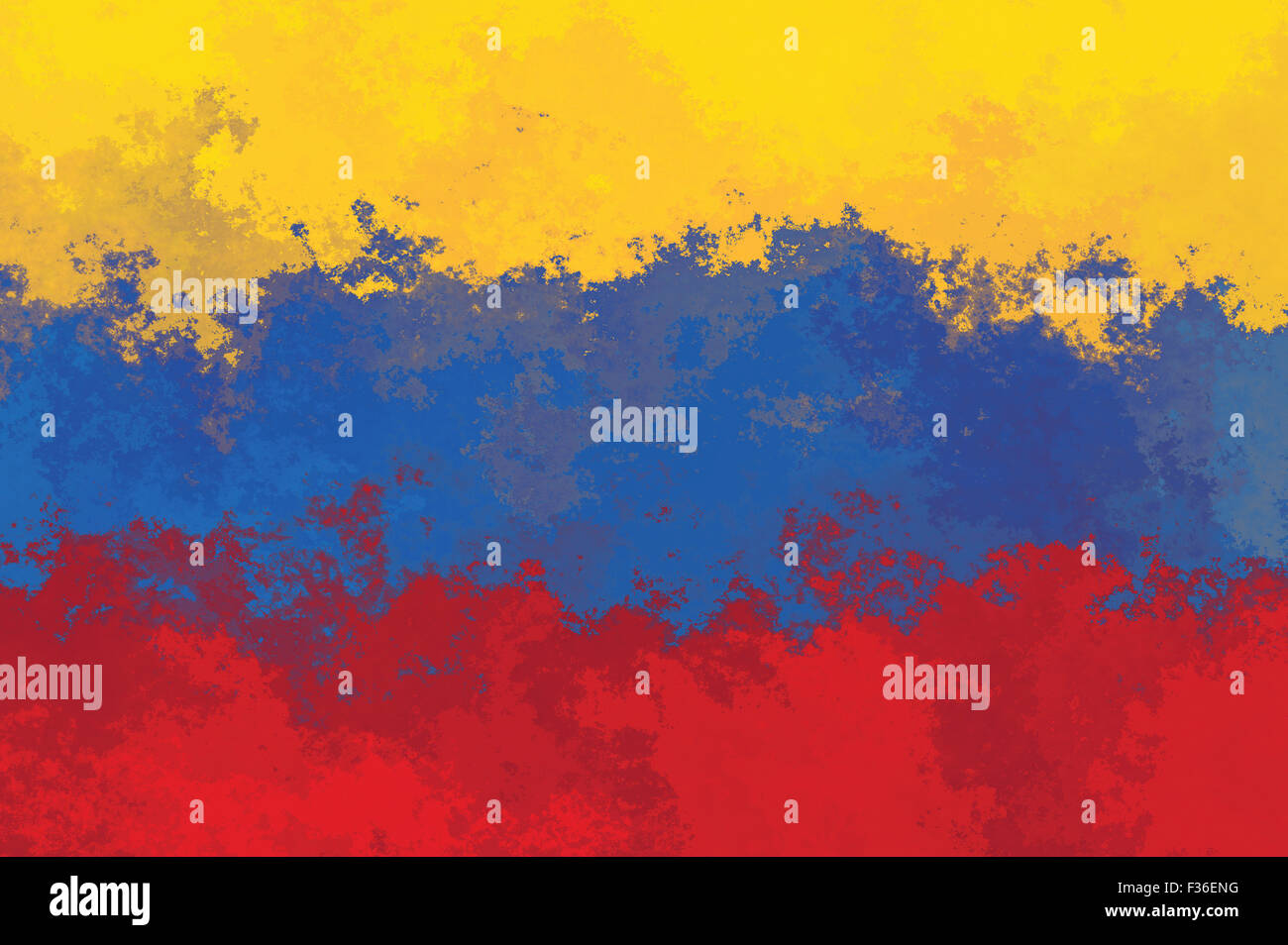 Venezuela-Flag - Grunge-Design-pattern Stockfoto