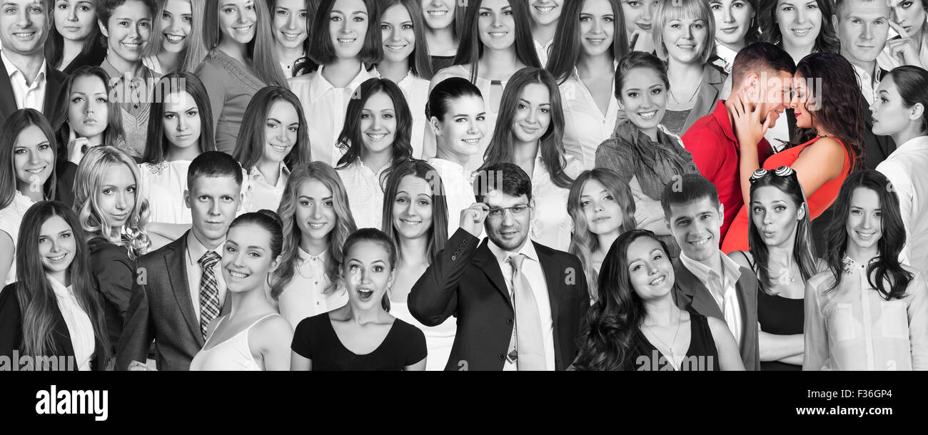 Große Menschenmenge Stockfoto