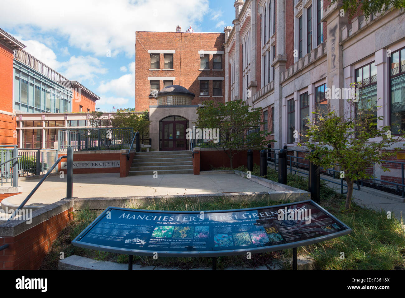 Manchester NH City Hall Newhampshire Stockfotografie Alamy