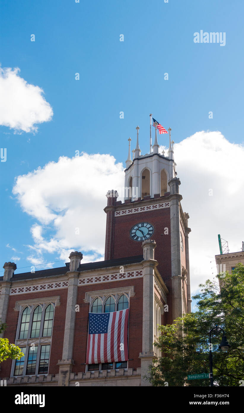 Manchester NH City Hall Newhampshire Stockfotografie Alamy