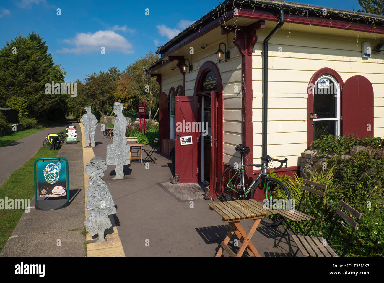 Warmley Wartezimmer Cafe, Bristol Stockfoto