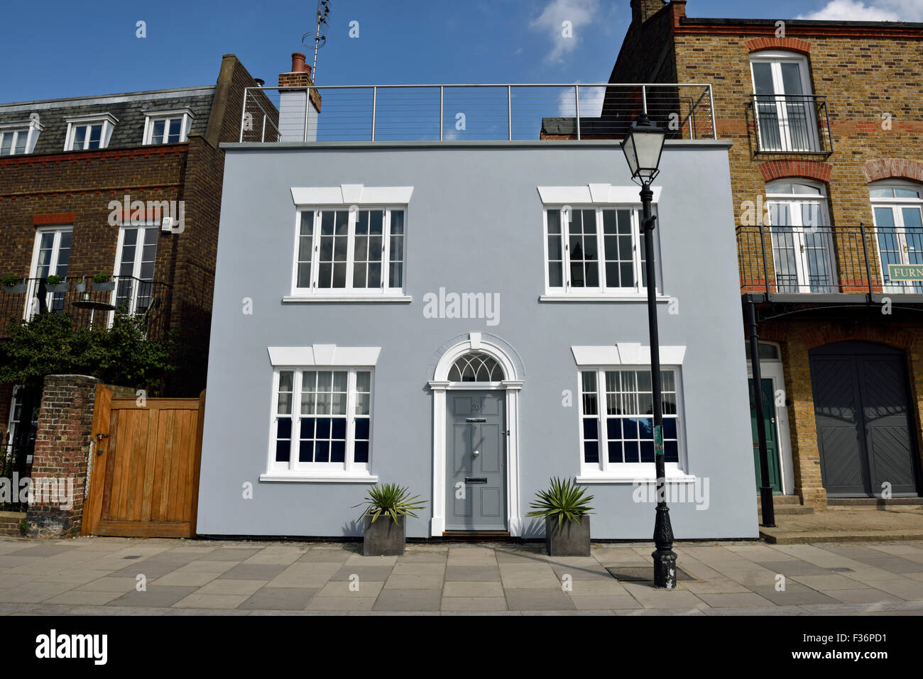 Alten Wharf House, Lower Mall, London Borough of Hammersmith und Fulham, England Großbritannien UK Stockfoto