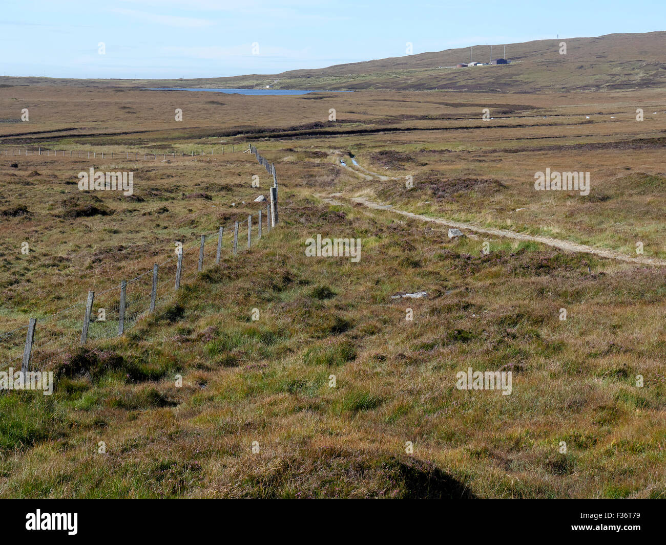 Moor, North Uist, Hebriden, September 2015 Stockfoto