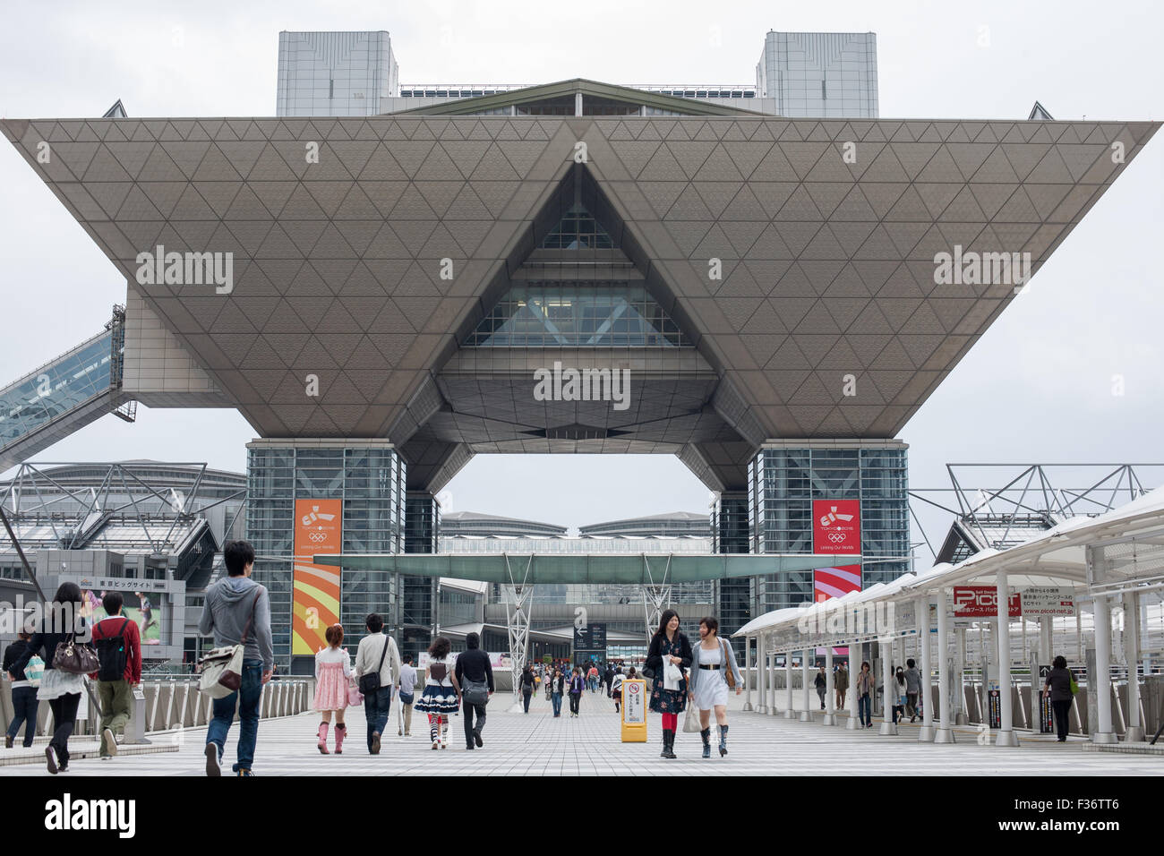 Tokyo Big Sight modernes Gebäude in Japan Stockfoto