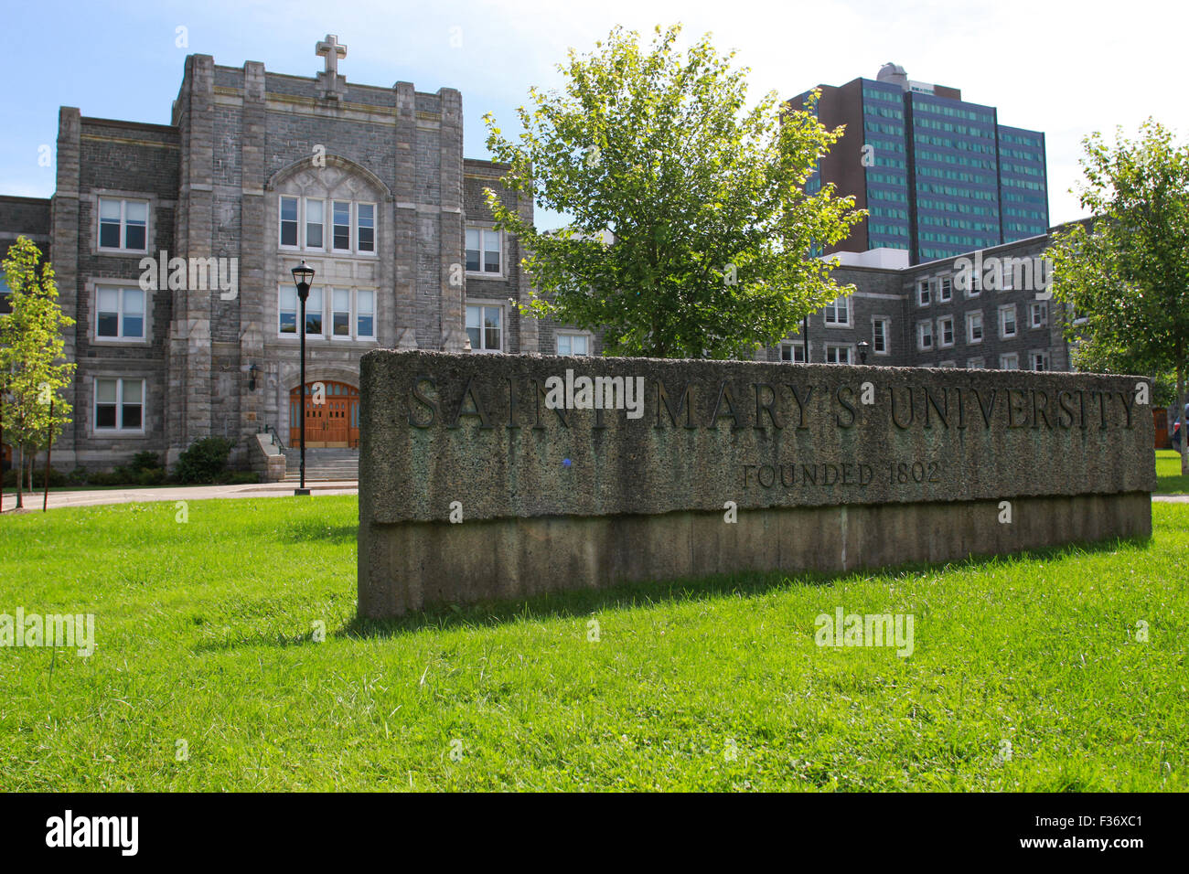 Heiliges Marys Universität in Halifax, N.S. Stockfoto