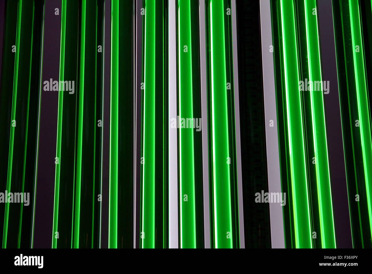 Grünes Licht-bars Stockfoto