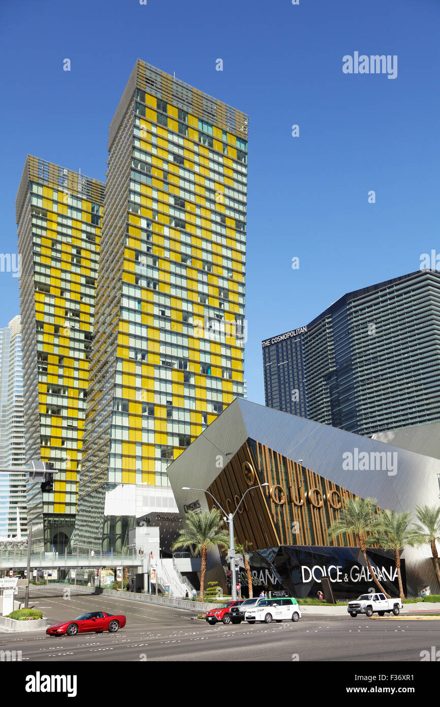 Veer Towers at CityCenter, Las Vegas, Nevada, USA Stockfoto