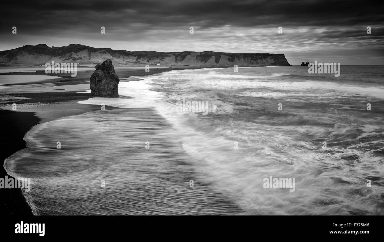 Wilde Landschaft in Island. Stockfoto