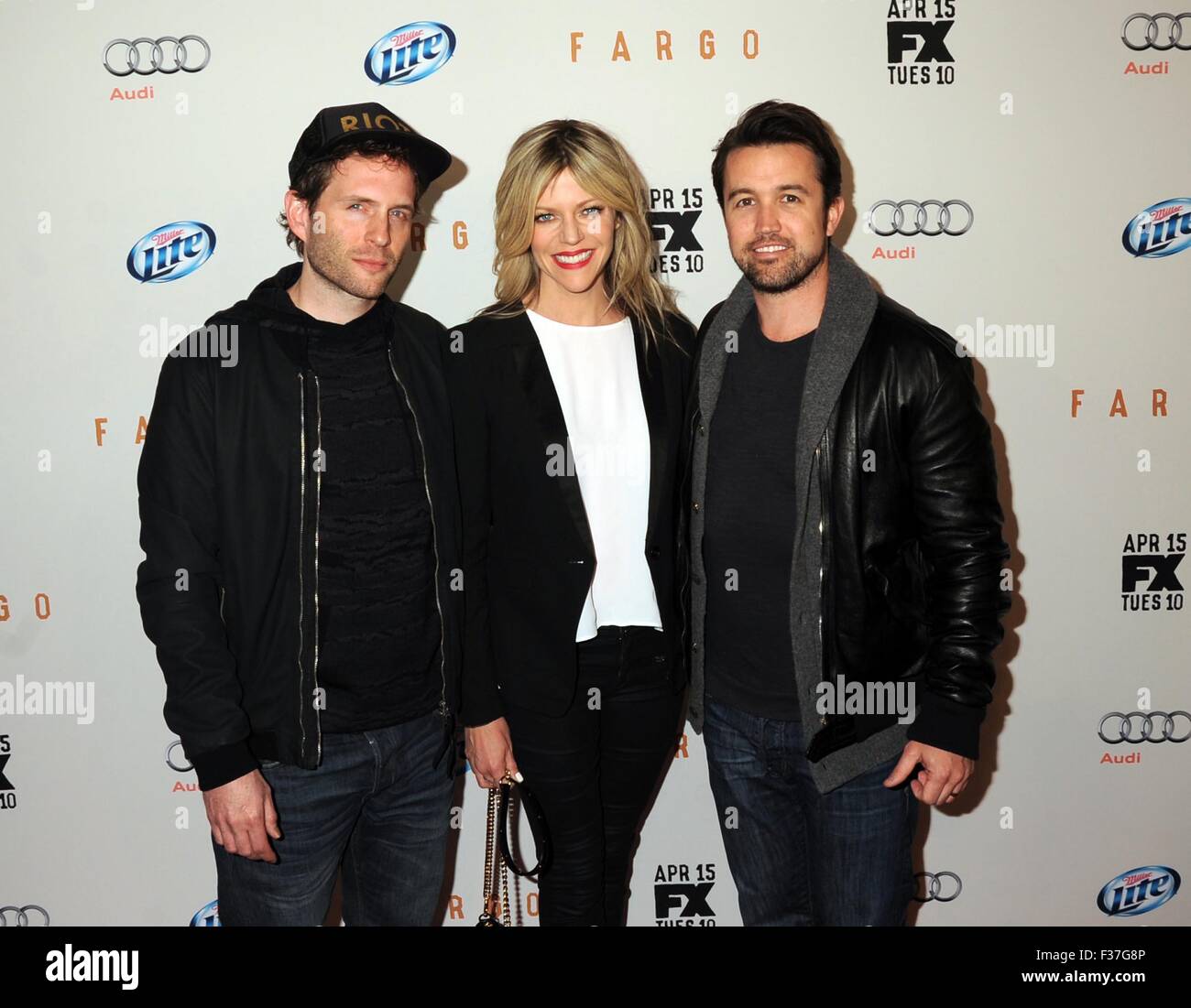 New York City, NY. USA. Kaitlin Olson, Glenn Howerton und Rob