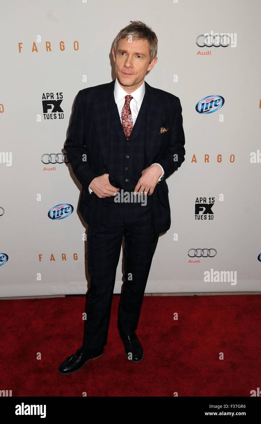 New York City, NY. USA. Martin Freeman bei der FX Netze im Voraus