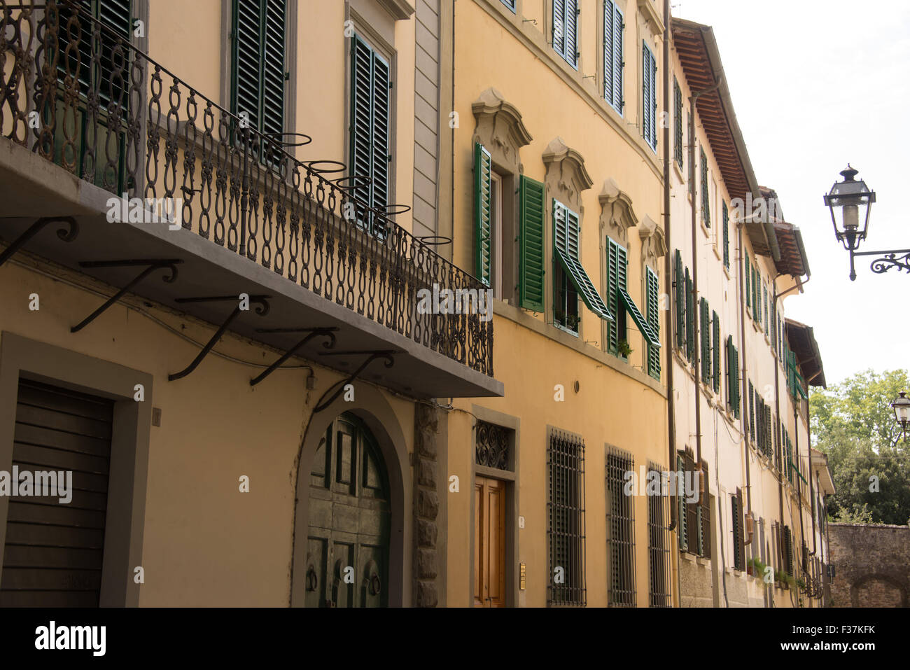 Traditionelle Häuser, Florenz, Toskana, Italien Stockfoto